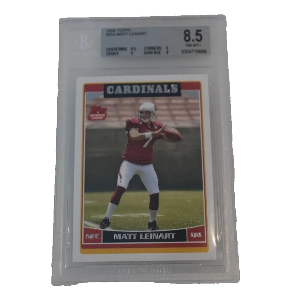 2006 Topps #354 Matt Leinart (RC) Arizona Cardinals BGS 8.5 NM-MT+